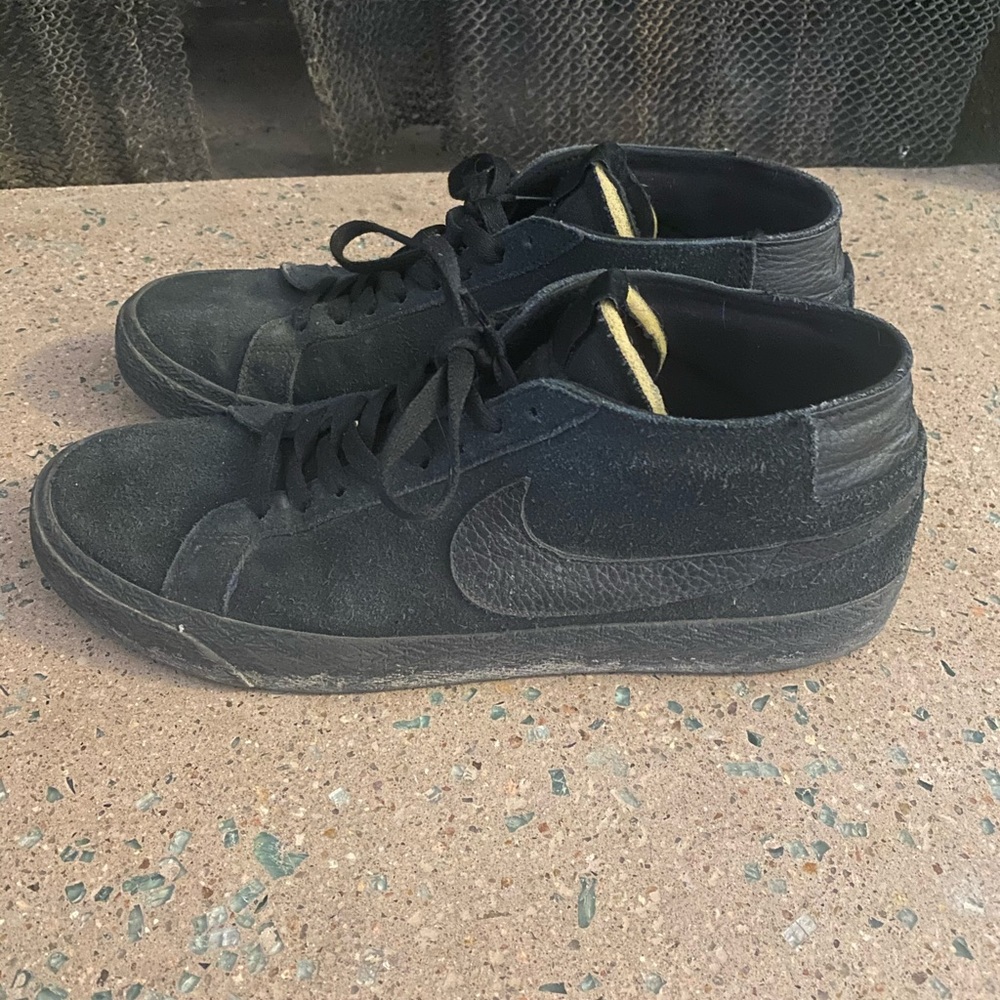 Nike Sb Blazer Mid black on black